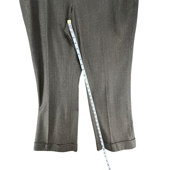 Brooks Brothers Pants Womens 12 Petite Wool Super 120s Vitale Barberis Canonico - Picture 7 of 13